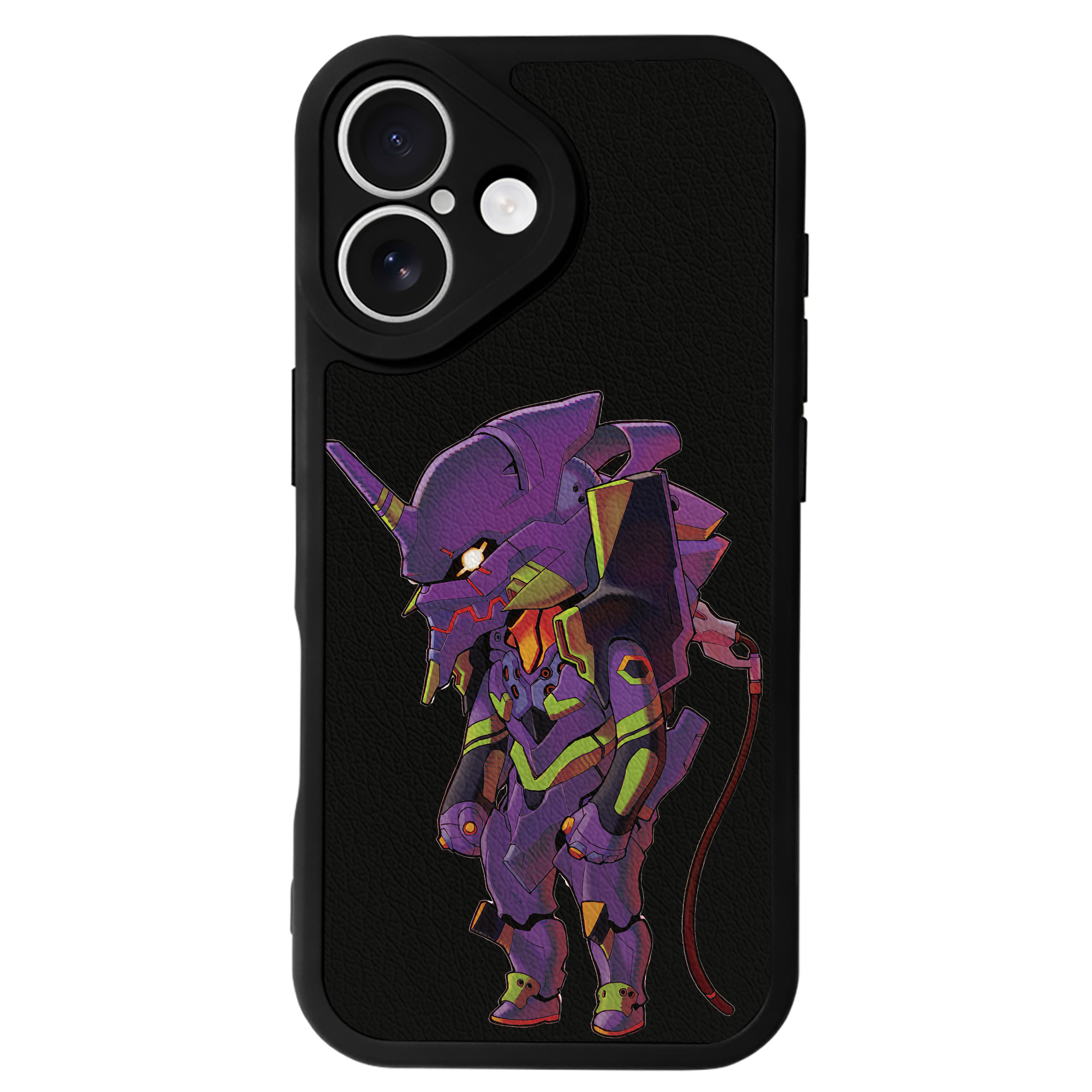 （画像用） EVA 新世紀エヴァンゲリオン 【iPhone 16シリーズ対応】シリコンスマホケース（レザー調） 材質：シリコン